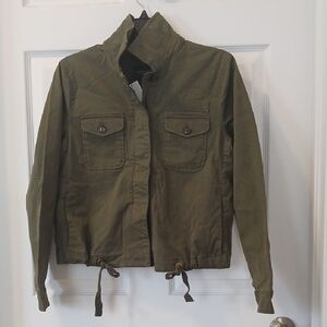Banana Republic Olive Flight Jacket for Women Size XS NWT